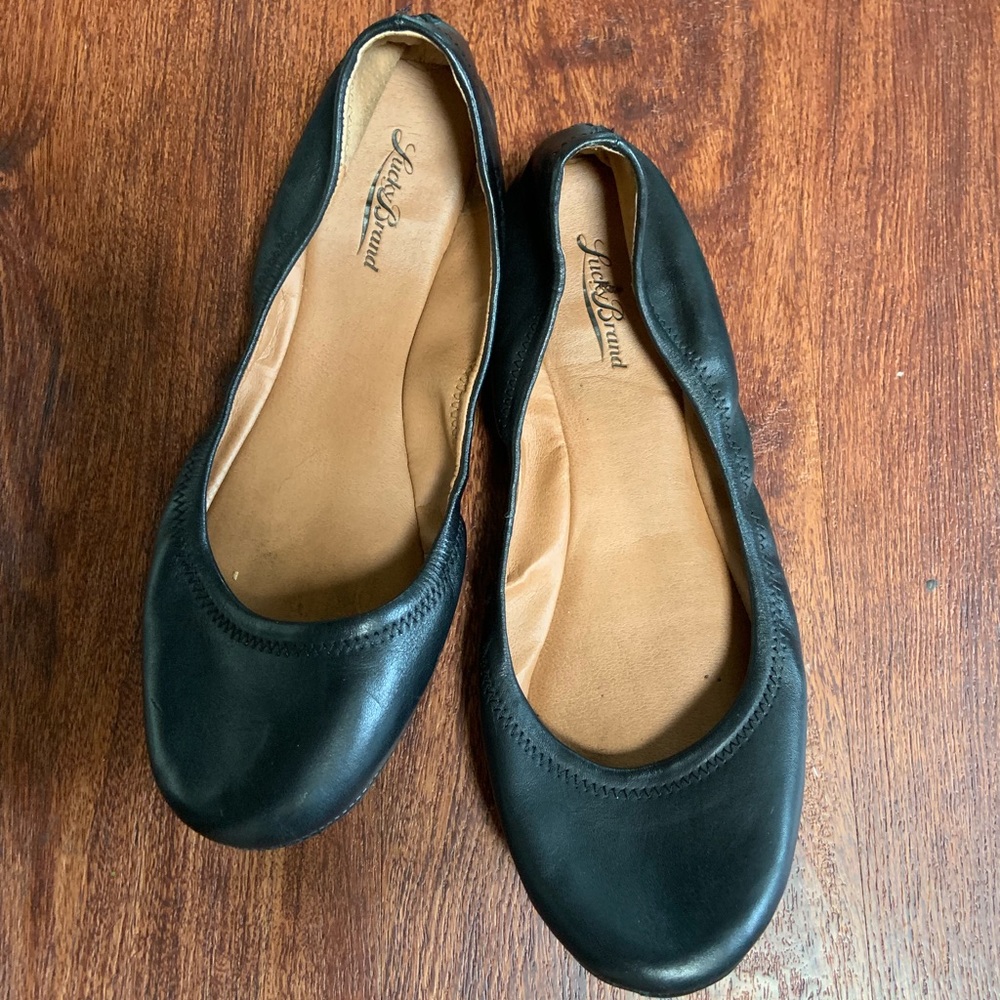 Lucky Brand Elysia black flats 10